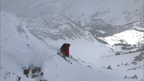 Skiing Box Elder Peak NW "Super Couloir"
