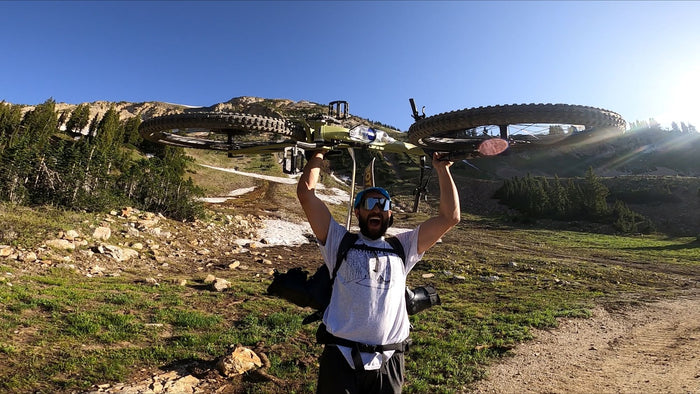 Biking to Ski Main Chute in July!