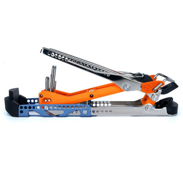Daymakers Alpine Adapter alternative to a ski touring binding mounted on your ski